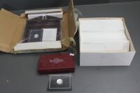 The Antique English Silver Miniature Plate Collection c1980 Franklin Mint - 2