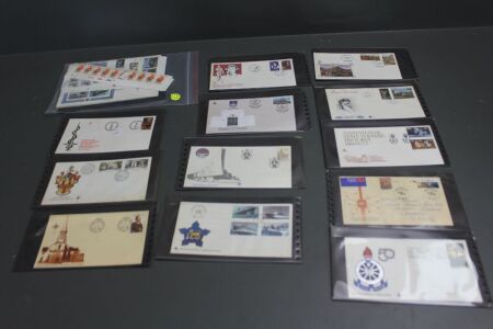 Asstd Lot of Vintage South African Mint Stamps and 1st Day Covers