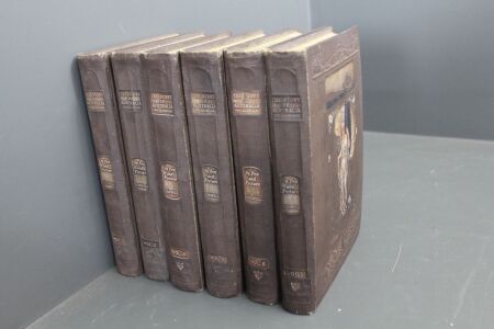 6 x Volumes of 1925 The Story of Australia Past and Present - In Pen and Picture by Colwell