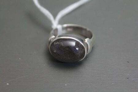 Sterling Silver and Labrodite Ring