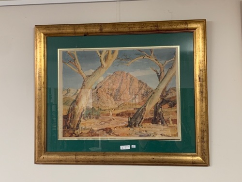 Large Gilt Framed Hans Heysen Print