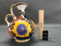 Colourful Glazed Mid Century West German Pottery Jug - 3