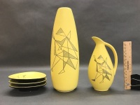 5 Mid Century Home Decor Pieces by Limburg Germany