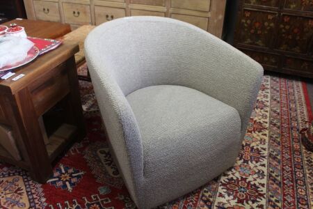 Italian Arflex Swivel Tub Chair