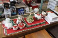 Large Qty of Villeroy & Boch Toys Delight Christmas Ware inc. Ceramics, Table Runners Etc - App. 56 Pieces inc. Christmas Tree - 3