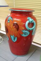 Large Hand Painted Italian Urn / Jar - 3