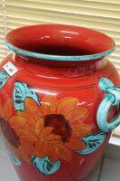 Large Hand Painted Italian Urn / Jar - 4