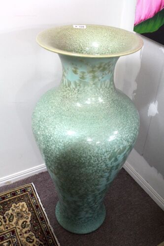 XXL Pearl Glazed Floor Vase