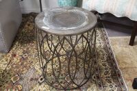 Contemporary Brass Side Table