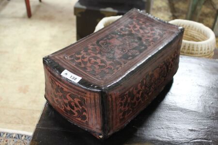 Antique Burmese Lacquerware Box