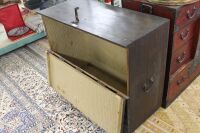 Antique Korean Blanket Chest with Iron Mounts - 2