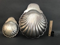 French Christofle Silver Plated Scallop Serving Dishes - 3