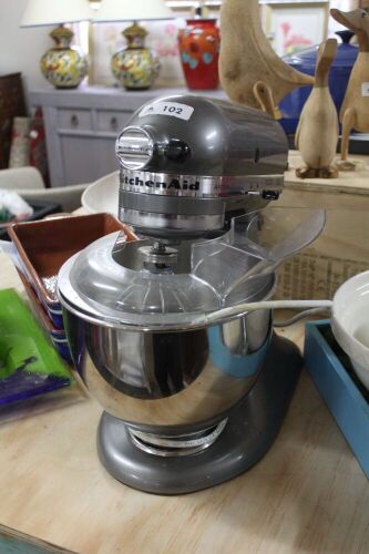 Silver KitchenAid Artisan Mixer