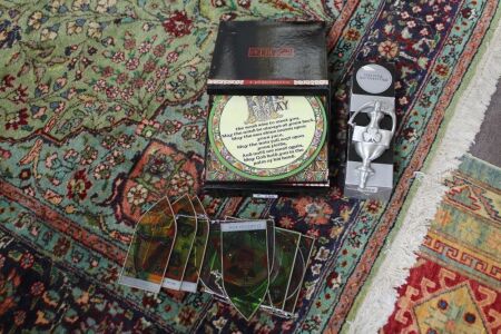 Asstd Lot of Gaelic Stained Glass, Sets of Table Mats + Door Knocker