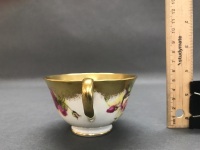 Royal Chelsea Golden Rose Tea Cup and Saucer - 3
