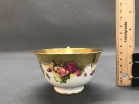 Royal Chelsea Golden Rose Tea Cup and Saucer - 5