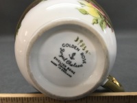 Royal Chelsea Golden Rose Tea Cup and Saucer - 6