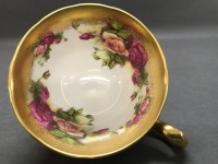 Royal Chelsea Golden Rose Tea Cup and Saucer - 7