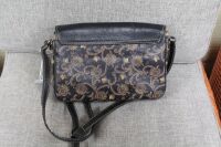 Trussardi Paisley Leather Shoulder Bag - Slight Wear - 3