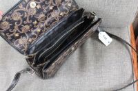 Trussardi Paisley Leather Shoulder Bag - Slight Wear - 4