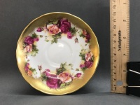 Royal Chelsea Golden Rose Tea Cup and Saucer - 8