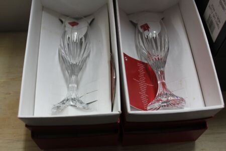 8 x Boxed Baccarat Milles Nuits Small Flutes