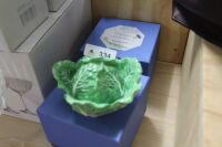 2 x Boxed Wedgwood Chelsea Gardens Cabbage Pots - 2