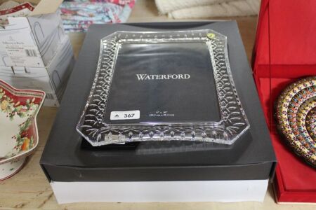 Pair of Large Waterford Crystal Picture Frames