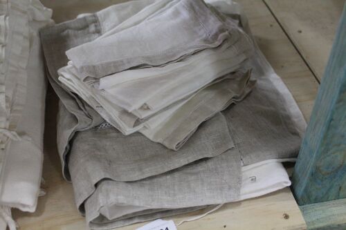 French Linen Tablecloth + 11 Napkins