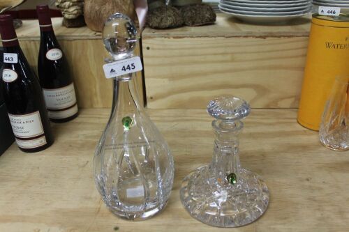 Waterford Crystal Dunbrody Ships Decanter + WC Tonn Decanter