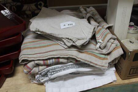 Asstd Lot of Tablecloths inc. French Linen and Napkins