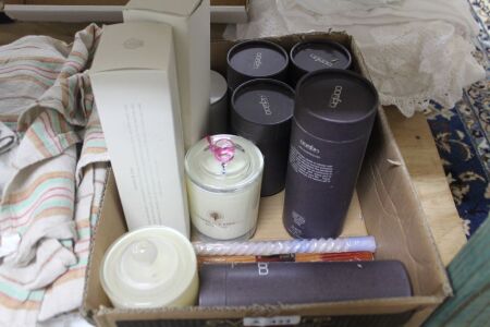 Asstd Lot of Candles and Reed Infusers - Mostly New in Box