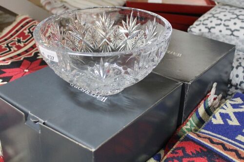 2 x Boxed Waterford Crystal 10' Normandy Bowls