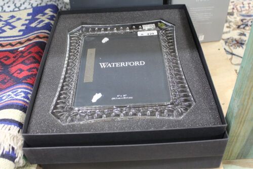 Pair of Large Waterford Crystal Picture Frames