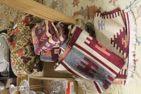 4 x Patterned Cotton Rugs and Runners