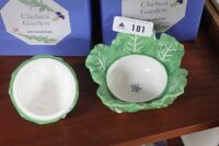 2 x In Box Wedgwood Chelsea Garden Cabbage Pots - 3