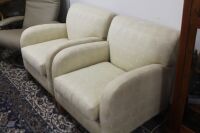 Pair of Contemporary Upholstered Club Chairs - 2