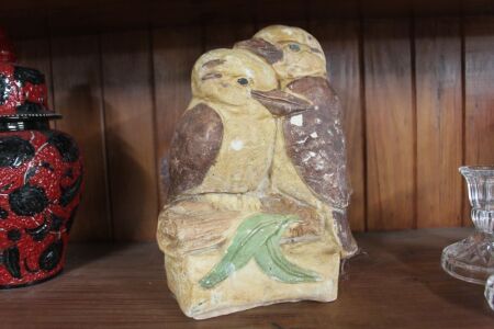 Vintage Concrete Kookaburra Ornament