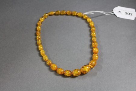 Baltic Amber Bead Necklace