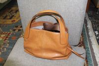 Fossil Tan Leather Handbag with Crossbody Strap - 5