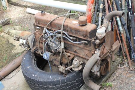 6 Cylinder Holden Red Engine and 3 Speed Gearbox