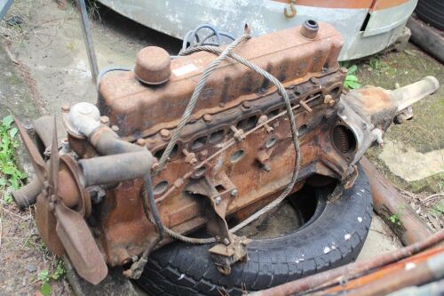 6 Cylinder Holden Red Engine and 3 Speed Gearbox