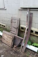 Lot of Antique Cast Iron inc. Doors from Gunalda Bakery