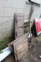 Lot of Antique Cast Iron inc. Doors from Gunalda Bakery - 2