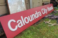 Huge Steel with Perspex Lettering Caloundra City Honda Sign - 2