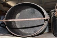 Antique Cast Iron Kenrick & Sons 3 Gallon Cook Pot - No Lid - 3