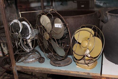 3 Vintage Electric Fans