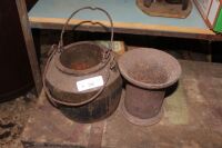 Cast Iron Glue Pot and Mortar