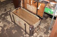 Antique WW1 Canvas Covered Wicker Field Ambulance Basket for Pack Saddle - 4