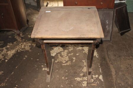 Vintage Single Timber School Desk